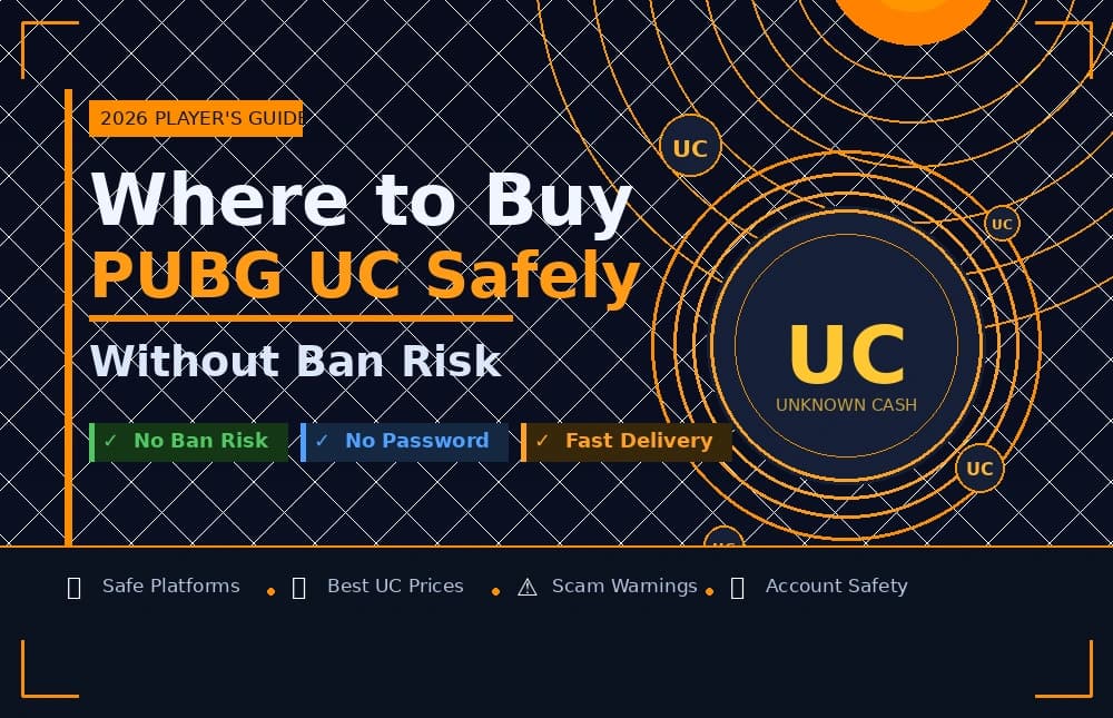 "Where to Buy PUBG UC Safely Without Ban Risk (2026 Player's Guide) "